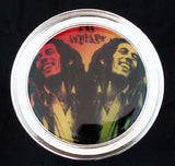 3"dia  FOUR CHAMBER STEEL GRINDER WITH RASTA DESIGN. GRST4-RST