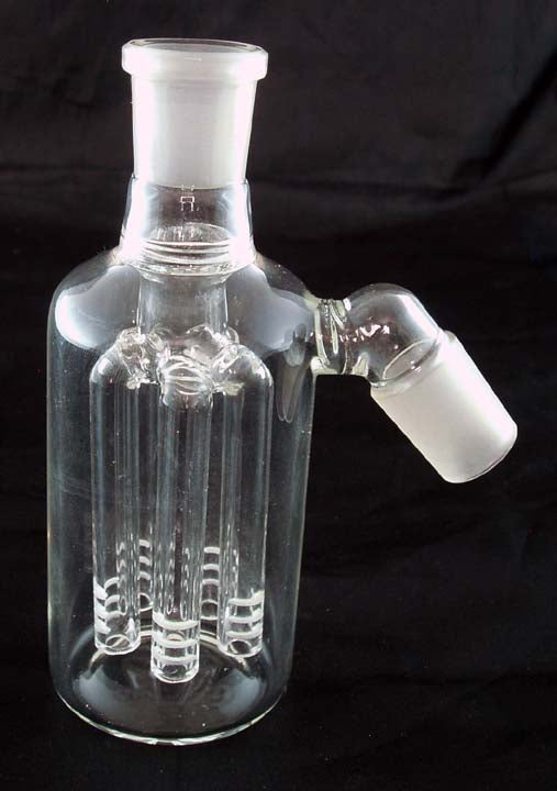 19mil GLASS ASHCATCHER WITH FIVE ARM TREE DIFFUSER.  ON SALE.  ASH-24-B