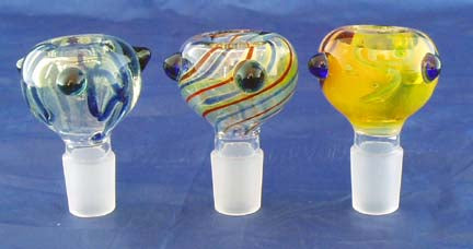 Glass Pull Stems and Bowls