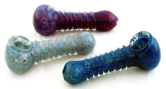 Glass hand pipes, liquid filled pipes and chillums.