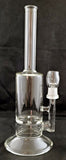 13" CLEAR GLASS VORTEX PERCOLATED OIL RIG WATER PIPE. KLWP-52