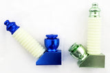3" METAL STANDING SMOKING PIPE. GLOW IN THE DARK. COLOR OPTIONS.  MP-25