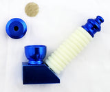 3" METAL STANDING SMOKING PIPE. GLOW IN THE DARK. COLOR OPTIONS.  MP-25