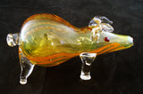 SELECTION OF 2nd QUALITY GLASS ANIMAL SMOKING PIPES. 2ND-GAP