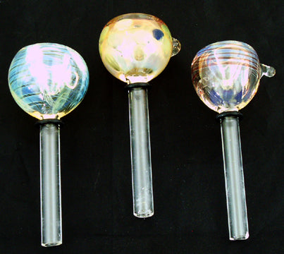 2nd QUALITY 9mil FUMED GLASS BOWL SLIDER WITH RUBBER 