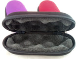 6" X 2.5" CLAMSHELL MICROPHONE STYLE CASE. ZIP UP.   BAG-5B