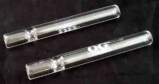 Glass One Hitters with Logo or Line of Text - Low minimum order