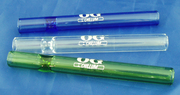 Glass One Hitters with Logo or Line of Text - Low minimum order