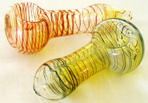 2" ECONOMICAL GLASS HAND PIPE.  EC-1A
