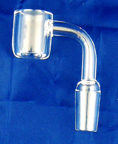 90 DEGREE GLASS BANGER/HONEY BUCKET WITH 14MM MALE FITTING. GBGR-90AM-1