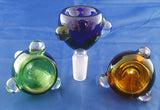 14mil ECONOMICAL CLEAR OR COLORED GLASS ON GLASS BOWL. GGB-1A