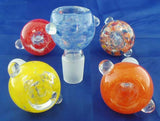 19mil COLORFUL AND DECORATED GLASS ON GLASS BOWL. GGB-10B