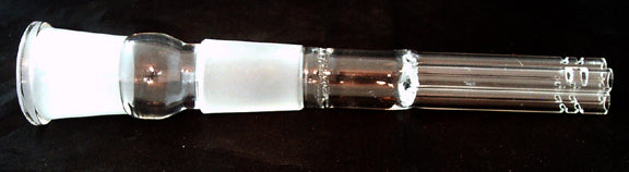 19mil CLEAR 4 ARM GLASS ON GLASS DIFFUSED DOWNSTEM. 3