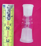 FEMALE TO FEMALE GLASS on GLASS EXTENSION PIECE. STRAIGHT. GGXT-1F