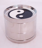 2"dia  FOUR CHAMBER STEEL GRINDER WITH DESIGN. GRST4-1