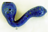 4" - 4.5" SHERLOCK STYLE INSIDEOUT GLASS HAND PIPE.  IOS-3A