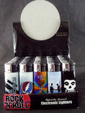 RETAIL BOX OF 50 REFILLABLE ROCK N ROLL BUTANE LIGHTER. LTR-RK-2