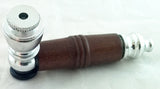 3" METAL PIPE WITH WOOD LOOK PLASTIC BODY. VARIOUS COLORS.  MP-33