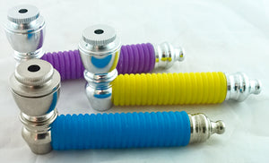 3.5" METAL PIPE WITH RUBBER SLEEVE BODY. VARIOUS COLORS.  MP-39