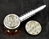 UNIQUE 4.5" OLD SCHOOL METAL SIX SHOOTER PIPE WITH GRINDER.  MP-66