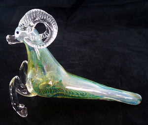 SELECTION OF 2nd QUALITY GLASS ANIMAL SMOKING PIPES. 2ND-GAP