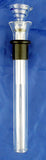 ECONOMICAL OVERSIZE 16mm REPLACEMENT CLEAR GLASS DOWNSTEM SLEEVE AND PULL STEM SET. OVERSIZE. includes rubber top-hat grommet and "O"ring. SET-FSLV-6