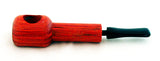 2.5" TOP QUALITY WOOD PIPE WITH MOUTHPIECE. VARIOUS DESIGNS.  WP-12